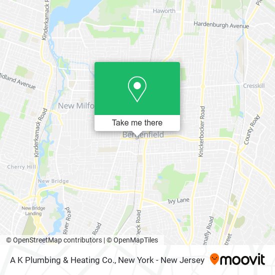 A K Plumbing & Heating Co. map