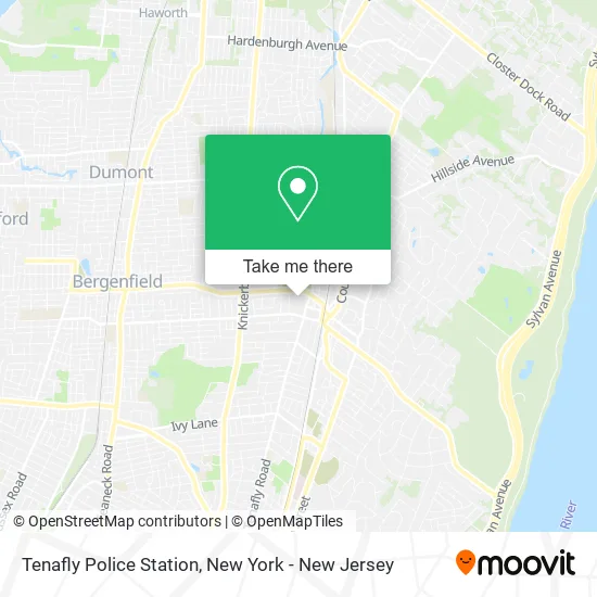 Tenafly Police Station map