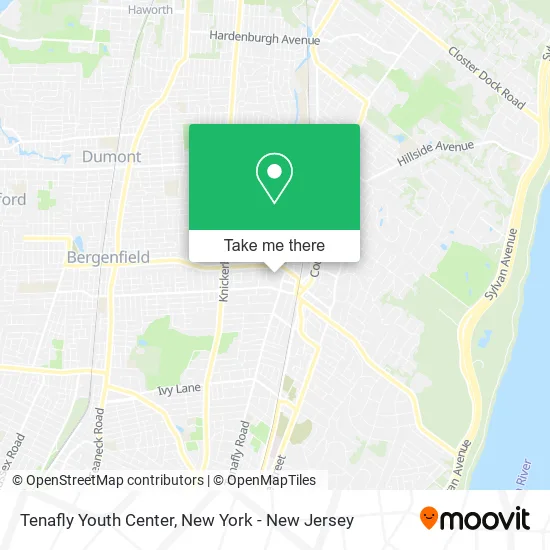 Tenafly Youth Center map