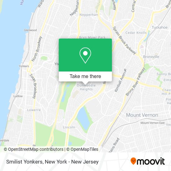 Mapa de Smilist Yonkers