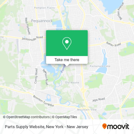 Mapa de Parts Supply Website