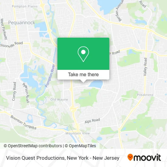 Vision Quest Productions map