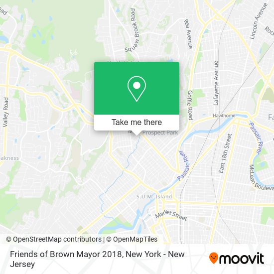 Mapa de Friends of Brown Mayor 2018