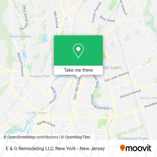 E & G Remodeling LLC map