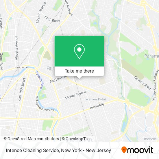 Intence Cleaning Service map