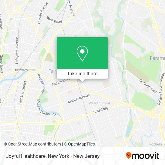 Mapa de Joyful Healthcare