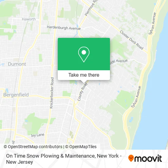 On Time Snow Plowing & Maintenance map