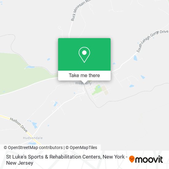 St Luke's Sports & Rehabilitation Centers map