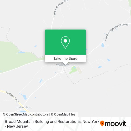 Broad Mountain Building and Restorations map