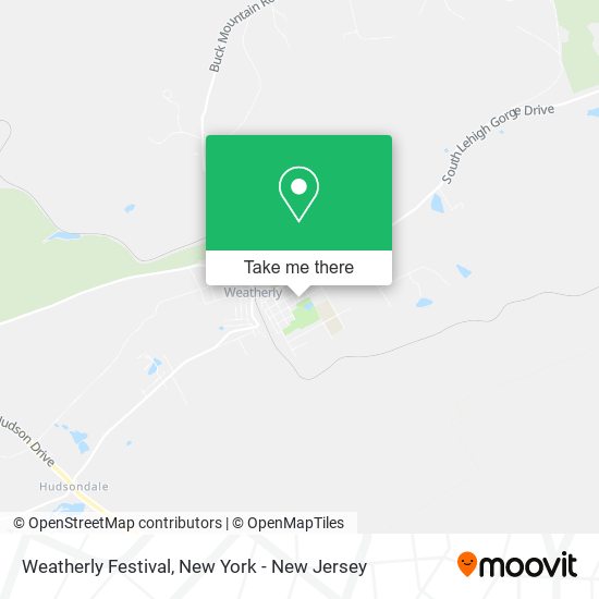 Weatherly Festival map