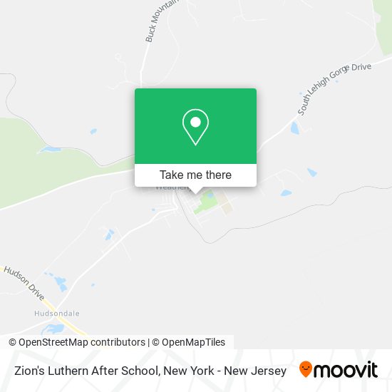 Mapa de Zion's Luthern After School