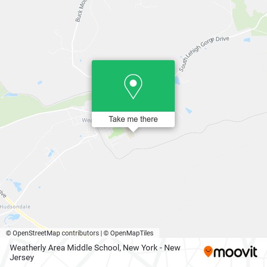 Weatherly Area Middle School map