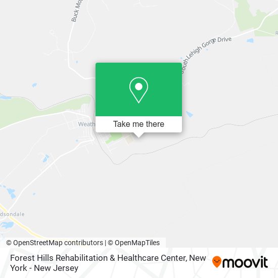 Forest Hills Rehabilitation & Healthcare Center map