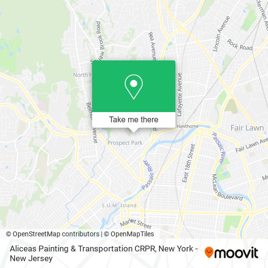 Aliceas Painting & Transportation CRPR map