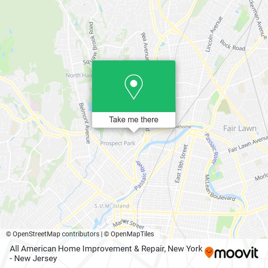 All American Home Improvement & Repair map