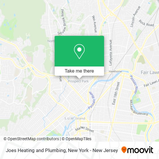 Mapa de Joes Heating and Plumbing