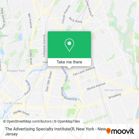 The Advertising Specialty Institute map