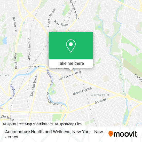 Acupuncture Health and Wellness map
