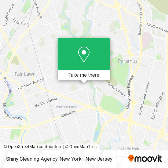 Mapa de Shiny Cleaning Agency