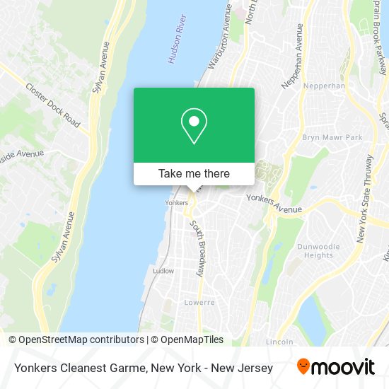 Mapa de Yonkers Cleanest Garme