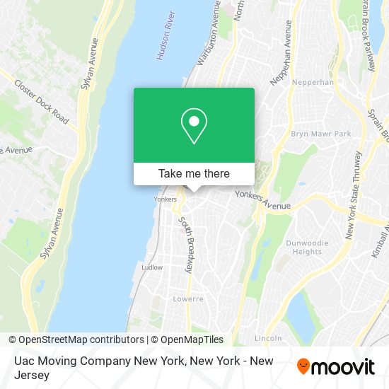 Uac Moving Company New York map
