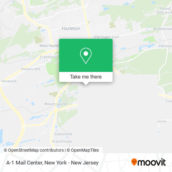 Mapa de A-1 Mail Center