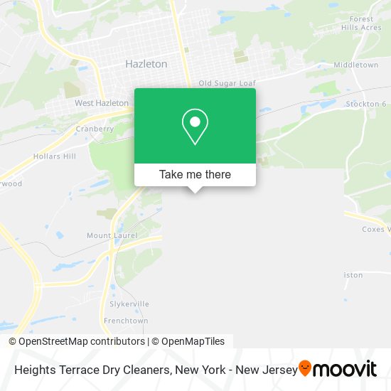 Heights Terrace Dry Cleaners map