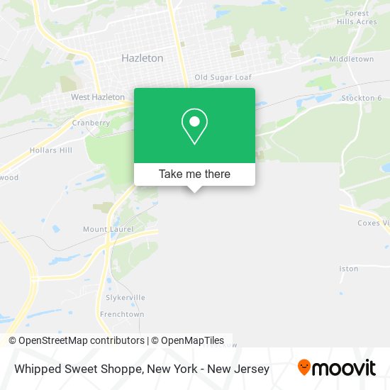 Whipped Sweet Shoppe map