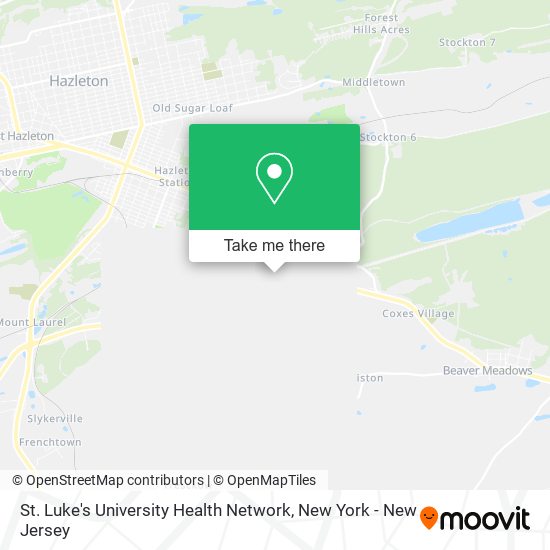 St. Luke's University Health Network map
