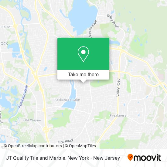 Mapa de JT Quality Tile and Marble