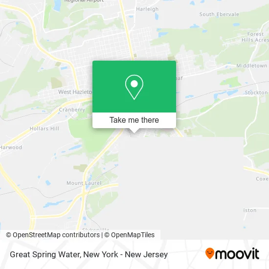 Great Spring Water map