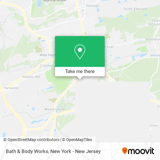 Bath & Body Works map