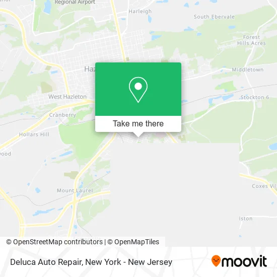Deluca Auto Repair map