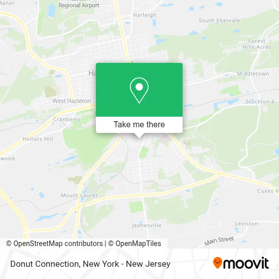 Donut Connection map