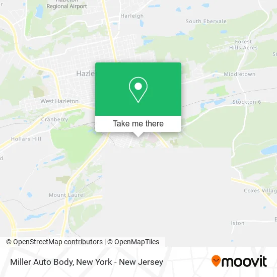 Miller Auto Body map