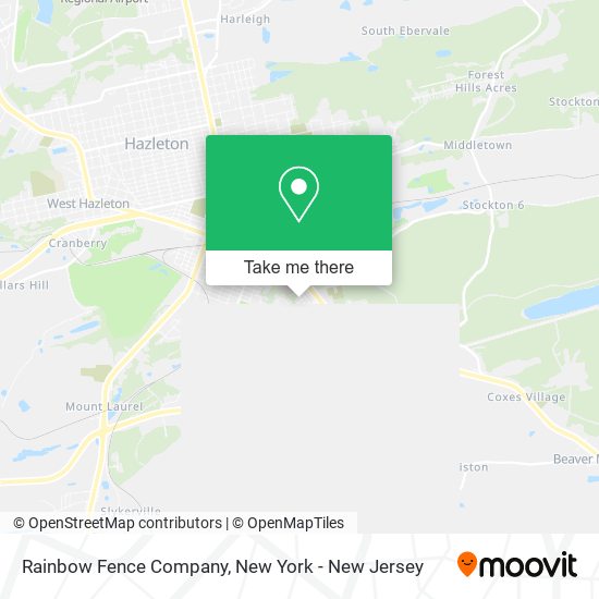 Mapa de Rainbow Fence Company