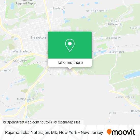 Rajamanicka Natarajan, MD map