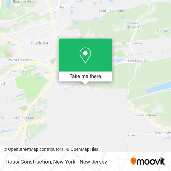 Rossi Construction map