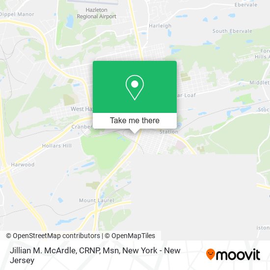 Jillian M. McArdle, CRNP, Msn map
