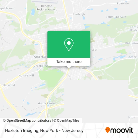 Hazleton Imaging map