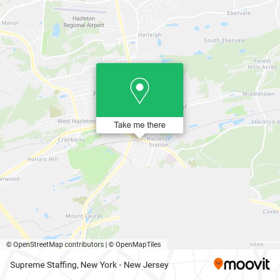 Supreme Staffing map