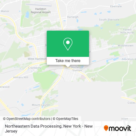 Northeastern Data Processing map