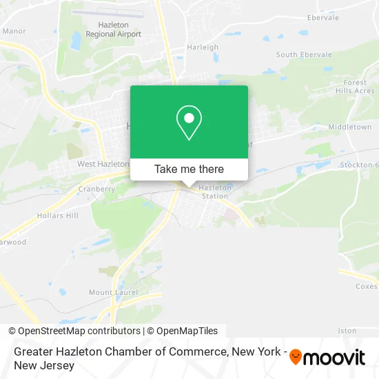 Greater Hazleton Chamber of Commerce map