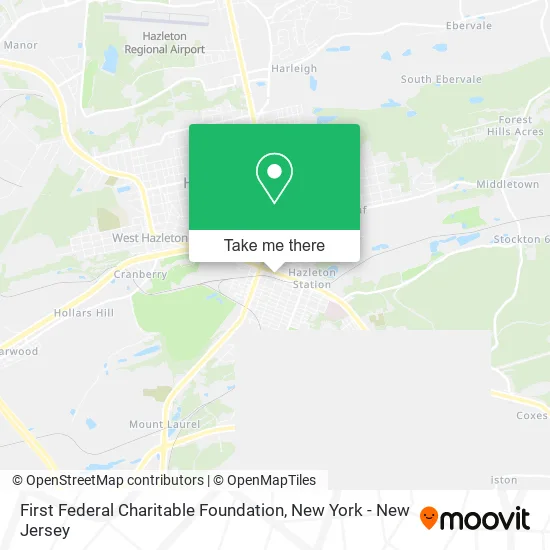 First Federal Charitable Foundation map