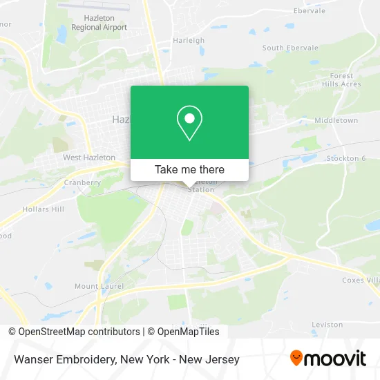 Wanser Embroidery map