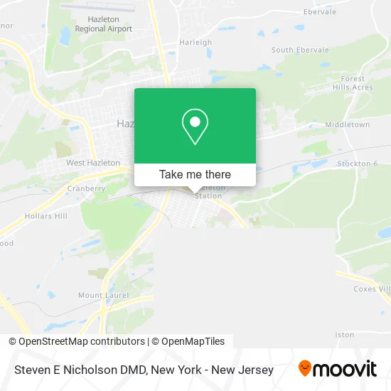 Steven E Nicholson DMD map