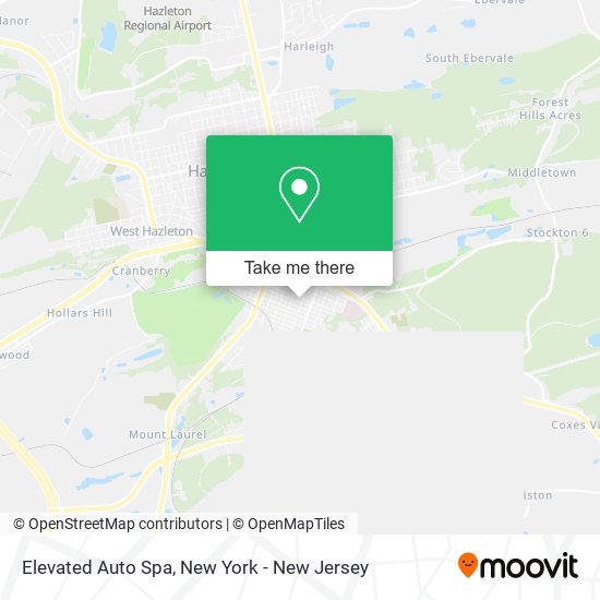 Mapa de Elevated Auto Spa