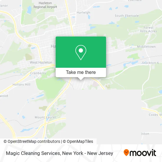 Magic Cleaning Services map