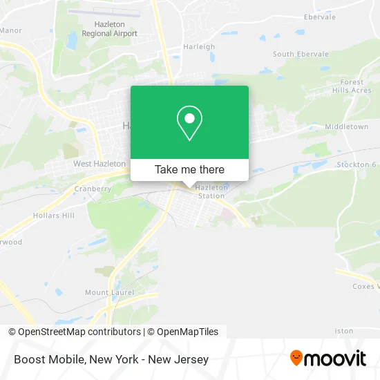 Boost Mobile map