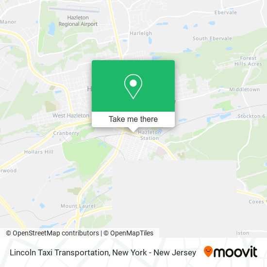 Lincoln Taxi Transportation map